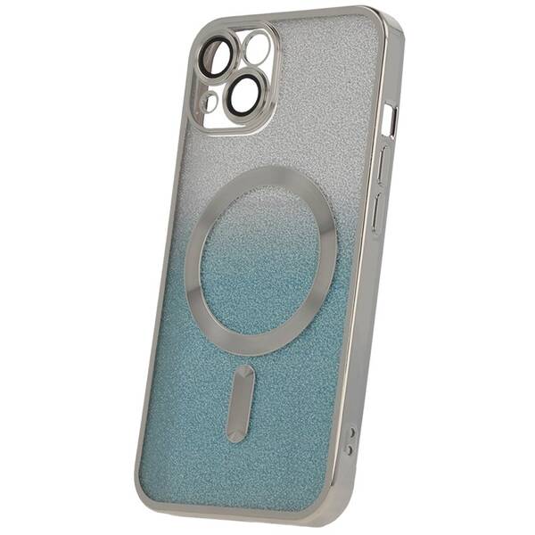 Kryt na mobil CPA Mag Glitter Chrome na Apple iPhone 12 Pro Max stříbrný

