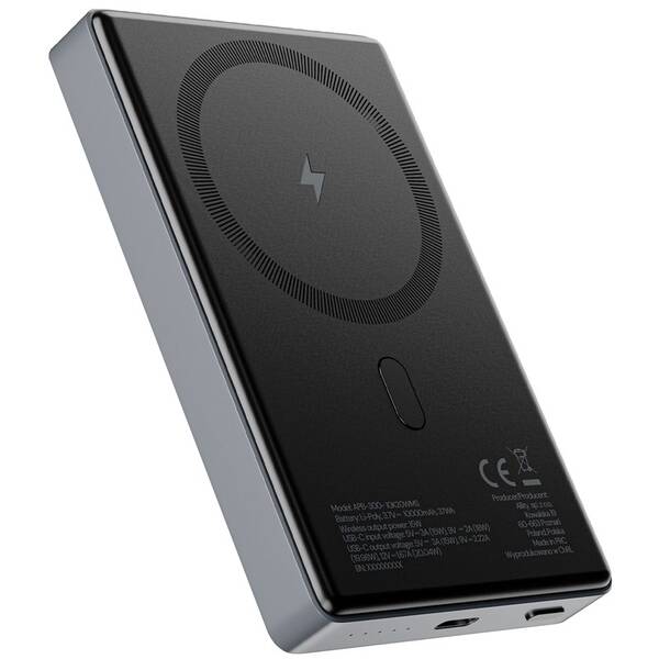 Powerbanka Allity APB-300 PD QC 20W 10000 mAh šedá

