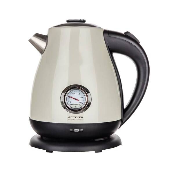 Rychlovarná konvice ACTIVER EBBA 1,7 l nerez/béžová


