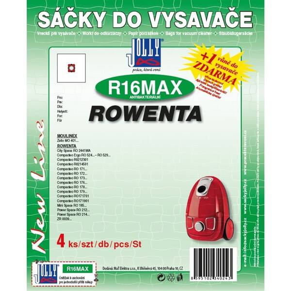Sáčky do vysavače Jolly R 16 MAX sáčky Rowenta (4 ks) 

