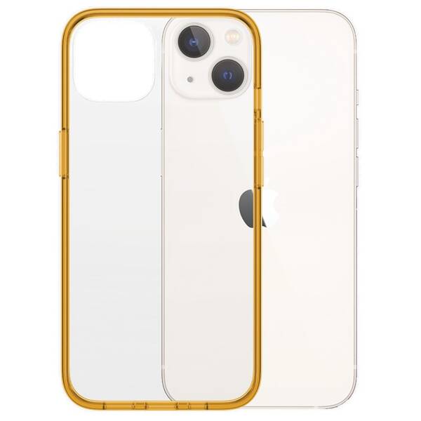 Kryt na mobil PanzerGlass ClearCaseColor na Apple iPhone 13 oranžový/průhledný

