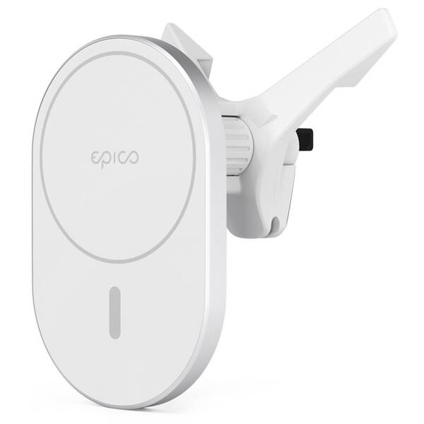 Držák na mobil Epico Elipse s MagSafe 15W stříbrná barva
