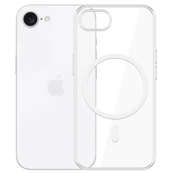 Kryt na mobil 3mk Clear MagCase na Apple iPhone 16e/17e průhledný

