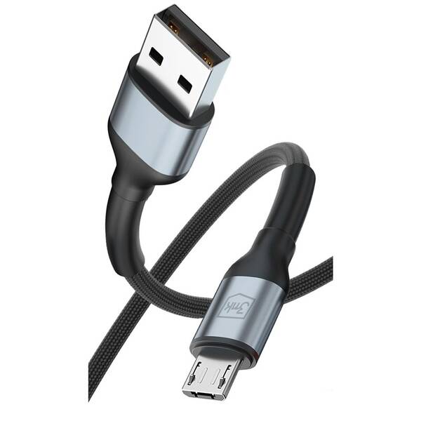 Kabel 3mk N-SERIES USB-A/Micro USB 50cm QC 3.0 5V/2A 10W černý

