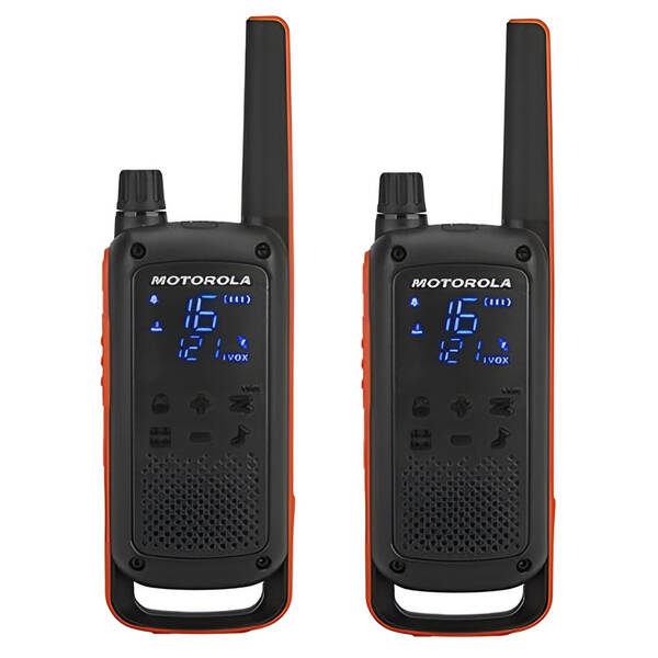 Vysílačky Motorola TLKR T82 černé/oranžové

