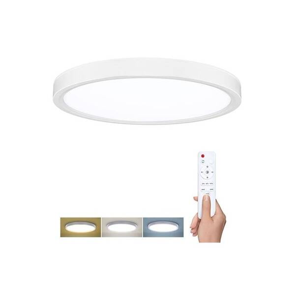 Stropní svítidlo Solight Estela White, 60W, 4500lm, 50cm, stmívatelné, dálkové ovládání bílé

