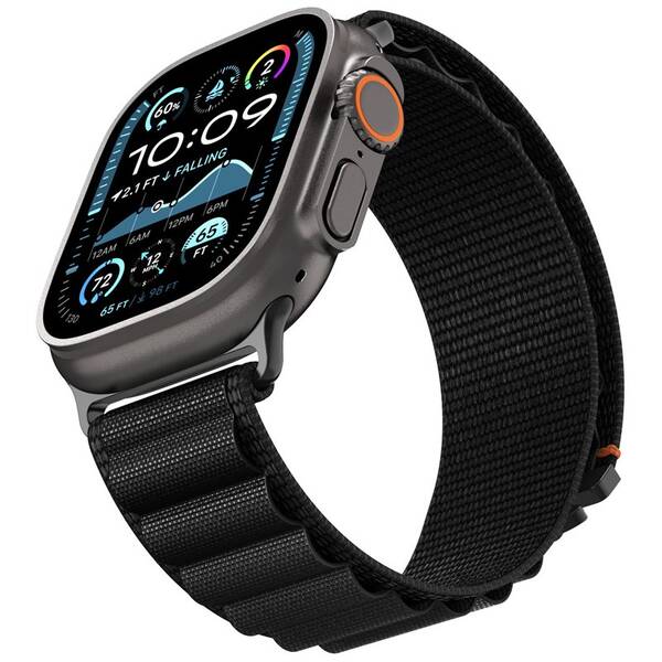 Řemínek Spigen Fabric na Apple Watch 49/46/45/44mm černý

