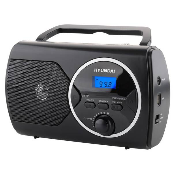 Radiopřijímač Hyundai PR 570PLLUB černý

