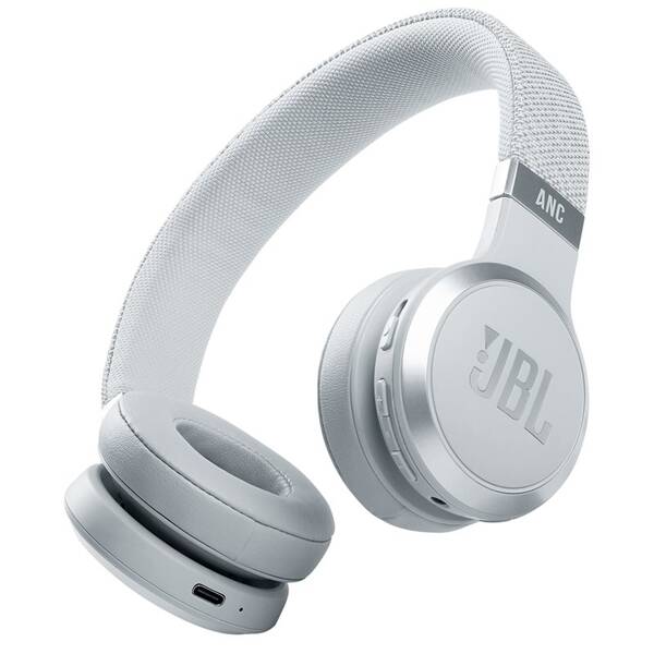 Sluchátka JBL Live 460NC bílá

