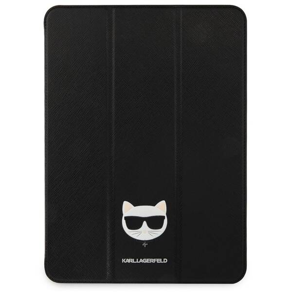 Pouzdro na tablet Karl Lagerfeld Choupette Head Saffiano na Apple iPad Pro 11" černé

