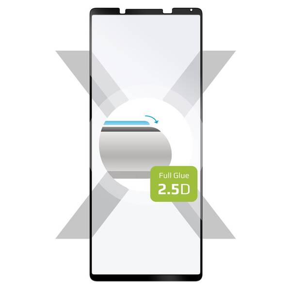 Tvrzené sklo FIXED Full-Cover na Sony Xperia 1 IV černé

