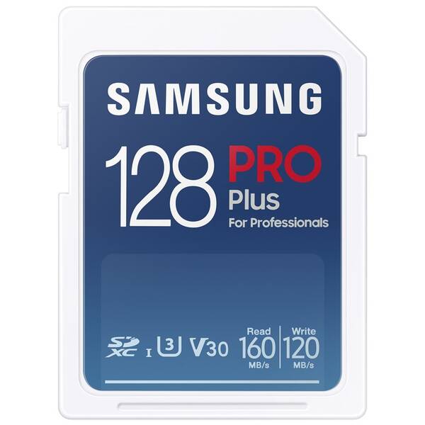 Paměťová karta Samsung 128GB UHS-I U3  (160R/120W) 
