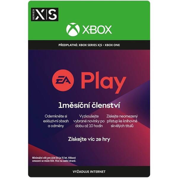  EA Play - 1měsíční členství - elektronická licence 

