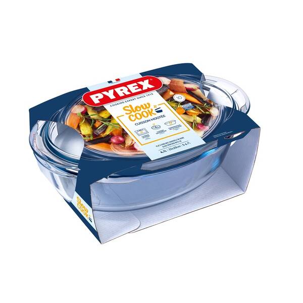 Zapékací mísa Pyrex 33 × 20 cm, 4,1 l sklo

