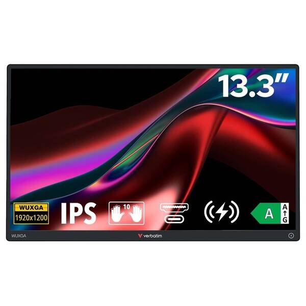 Monitor Verbatim PMT-13,3 černý

