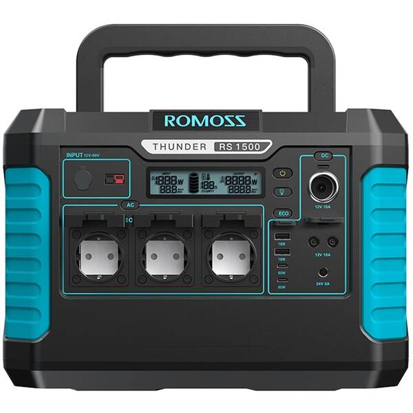 Nabíjecí stanice Romoss RS1500 (1328Wh) černá

