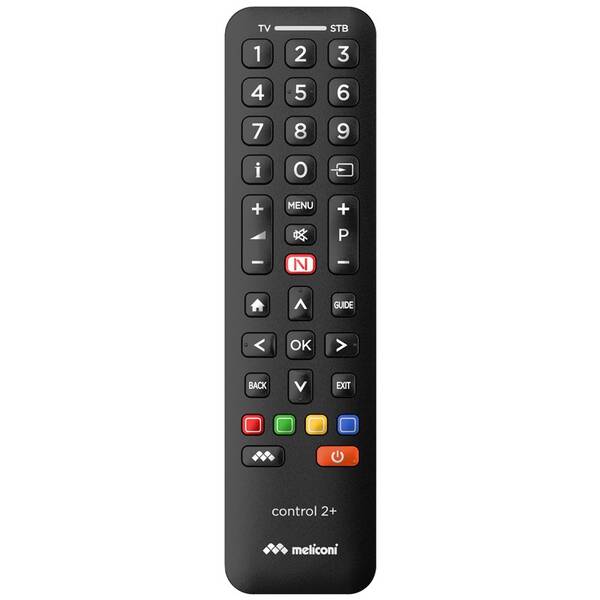 Dálkový ovladač Meliconi Control 2+ černý

