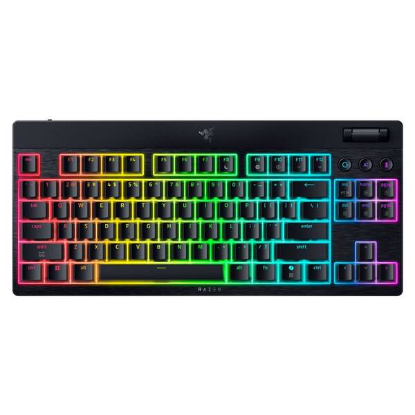Klávesnice Razer BlackWidow V4 Low-profile Tenkeyless HyperSpeed (Yellow  Switch), US layout černá

