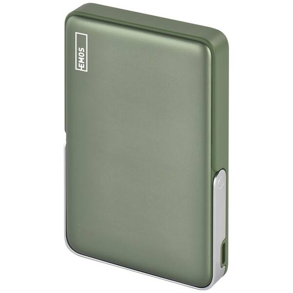 Powerbanka EMOS WI 1031, 20W, 10000 mAh zelená

