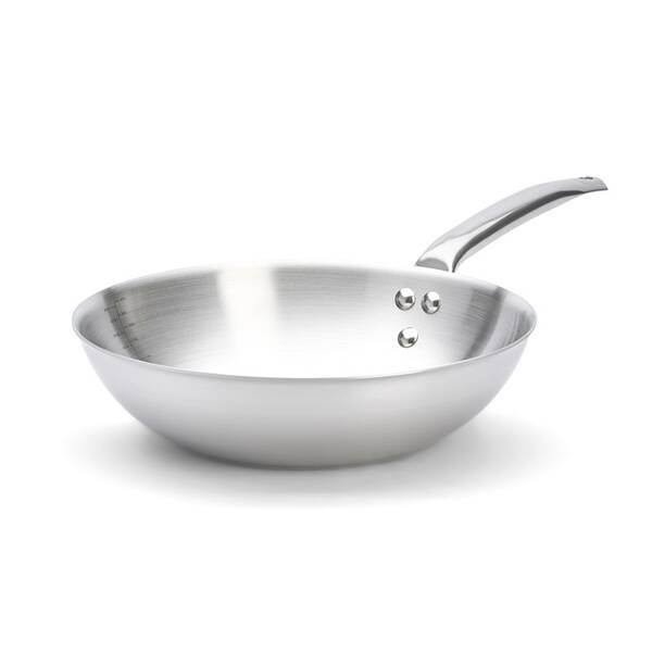 Pánev WOK de Buyer 3608.28, 28 cm ocel nerezová

