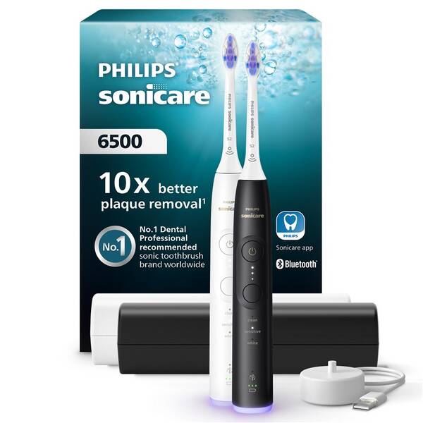Set zubních kartáčků Philips HX7419/01 černý/bílý

