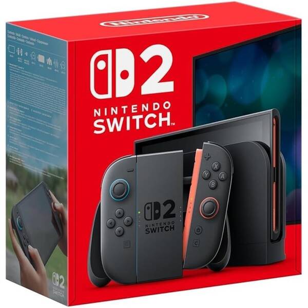 Herní konzole Nintendo Switch 2 s vyměnitelnou baterií černá

