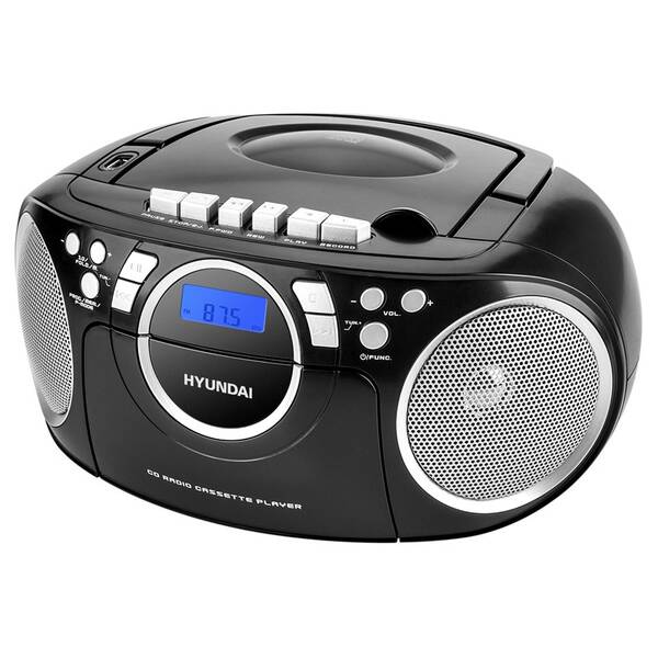 Radiomagnetofon s CD Hyundai TRC 788 AU3BS černá barva

