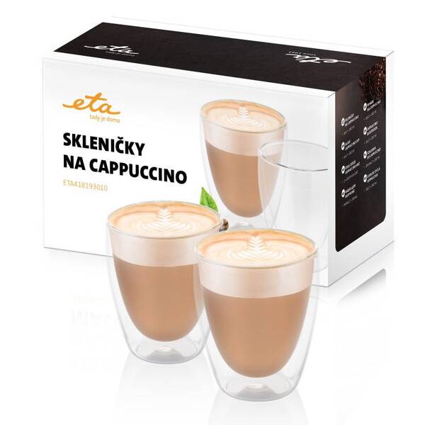 Skleničky na cappuccino ETA 4181 93010 sklo

