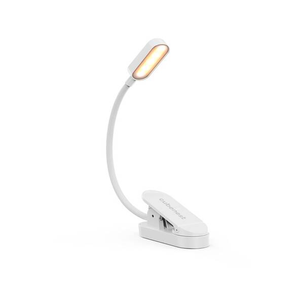 LED světlo Cubenest LTW02WT s klipem, nabíjecí, stmívatelná bílé

