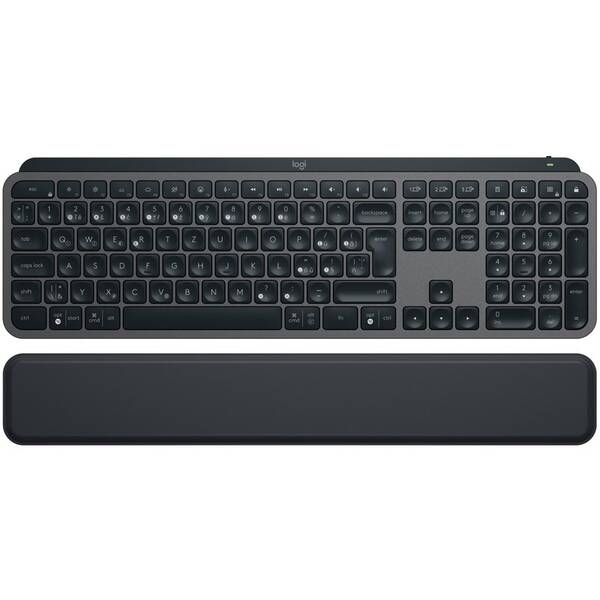 Klávesnice Logitech MX Keys S Plus,  CZ/SK layout grafitová

