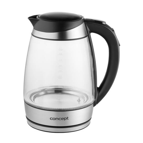 Rychlovarná konvice Concept RK4120 černá/sklo

