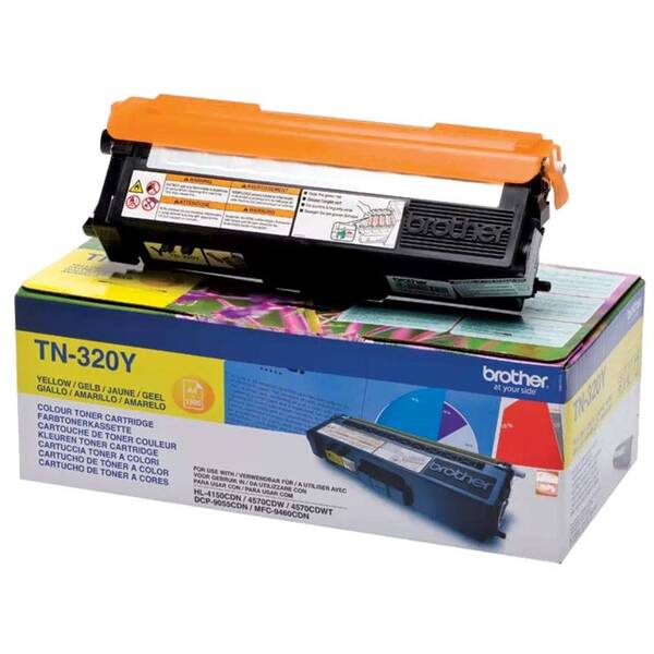 Toner Brother TN-320Y, 1500 stran žlutý

