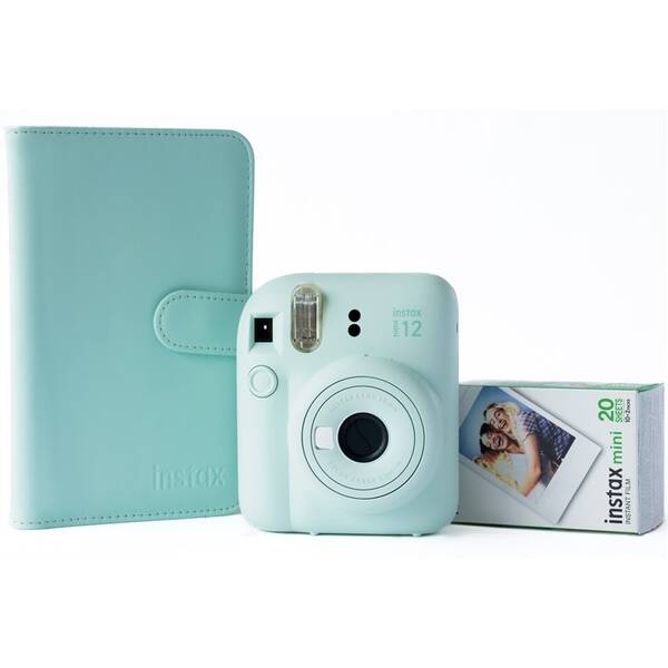 Instantní fotoaparát Fujifilm Instax mini 12 ALBUM BUNDLE zelený

