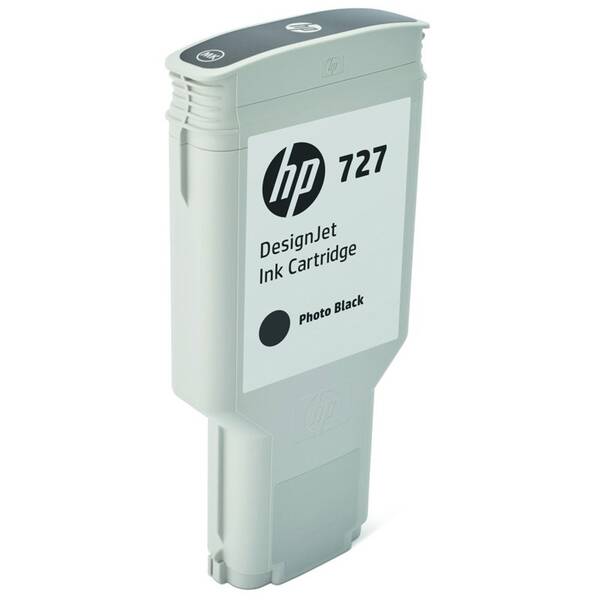 Inkoustová náplň HP 727, 300 ml - foto černá 

