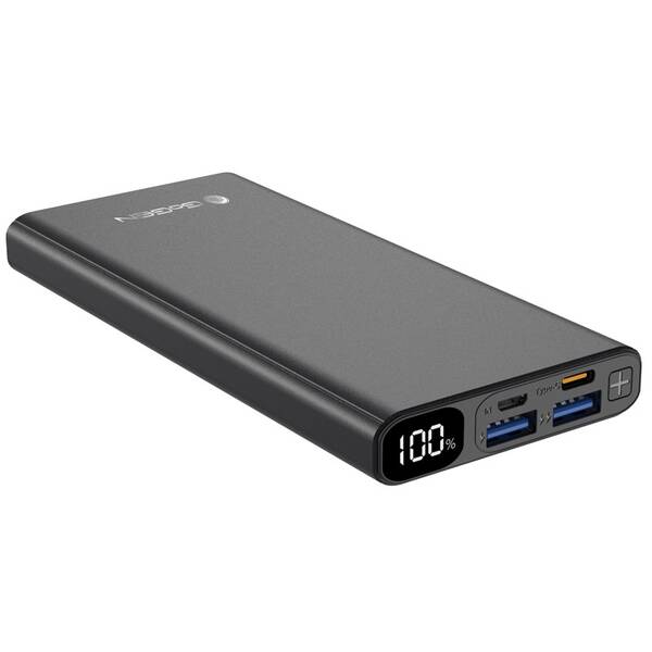 Powerbanka GoGEN PB100008 10000 mAh, USB-C PD 20W černá

