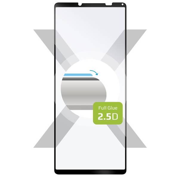Tvrzené sklo FIXED Full-Cover na Sony Xperia 10 IV černé

