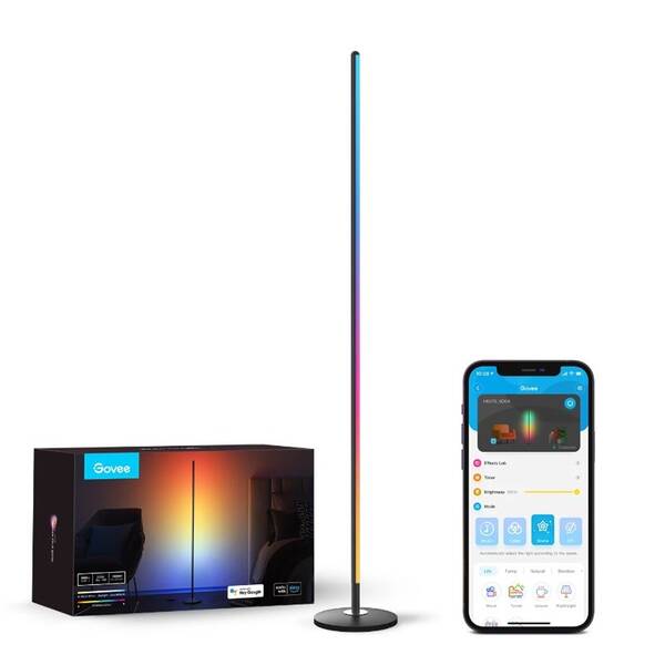 Stojací lampa Govee RGBW Floor Lamp Lite, Matter černá

