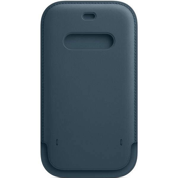 Pouzdro na mobil Apple Leather Sleeve s Magsafe pro iPhone 12 mini  - baltsky modrá 

