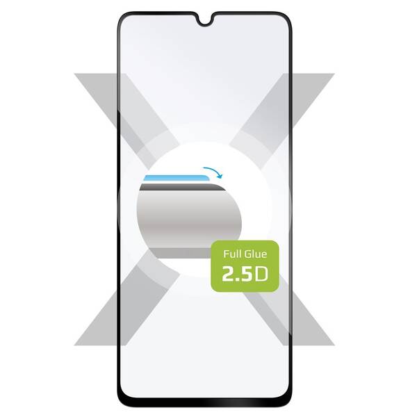 Tvrzené sklo FIXED Full-Cover na Realme Note 50 černé

