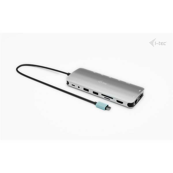 Dokovací stanice i-tec USB-C Metal Nano 3x Display, 2x HDMI 1x USB-C video, PD 140W 

