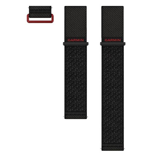 Řemínek Garmin Quick release (24 mm), Nylonový ComfortFit černý

