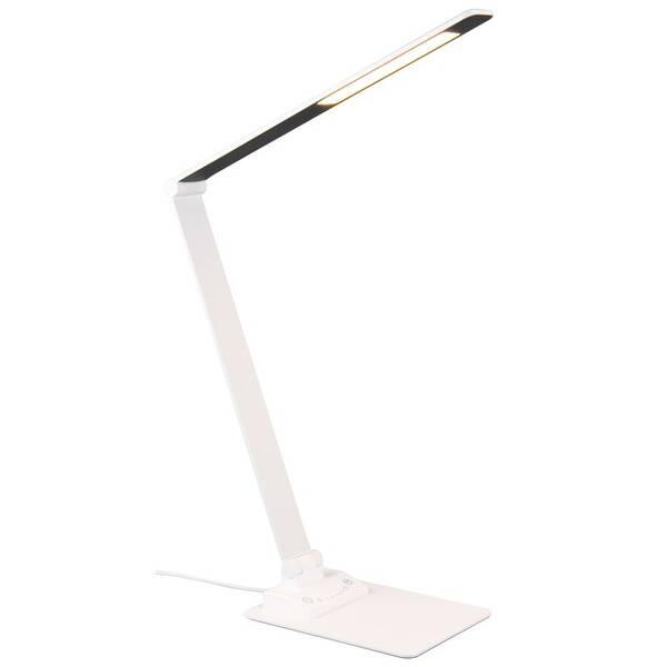 Stolní LED lampička TRIO Travis bílá

