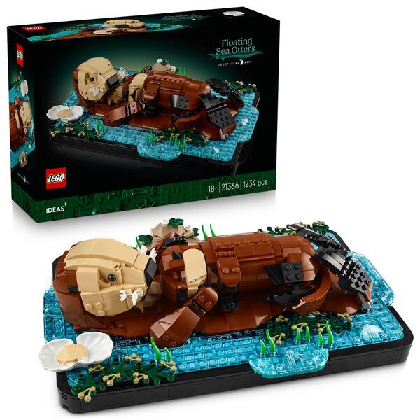 Stavebnice LEGO® Ideas 21366 Plavající mořské vydry 

