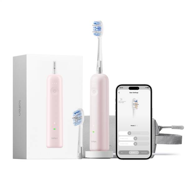 Zubní kartáček Laifen LFTB02-P ABS Pink růžový


