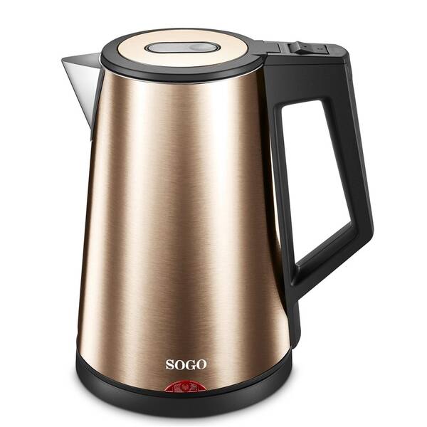 Rychlovarná konvice SOGO SS-7705-GD nerez/zlatá

