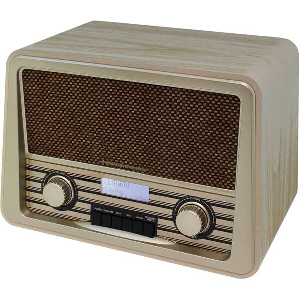 Radiopřijímač s DAB+ Soundmaster NR920HBR hnědý


