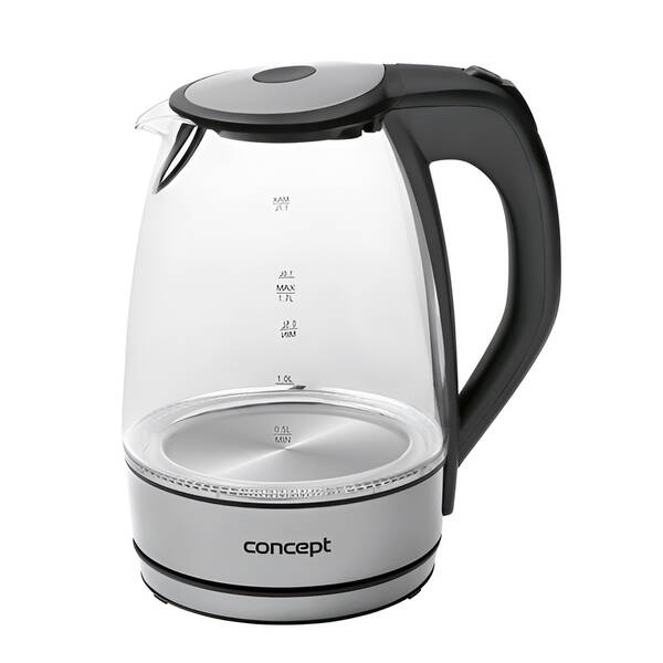 Rychlovarná konvice Concept RK-4030 nerez/sklo

