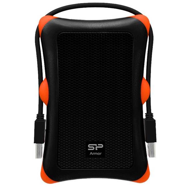 Externí pevný disk 2,5" Silicon Power Armor A30 2TB černý/oranžový

