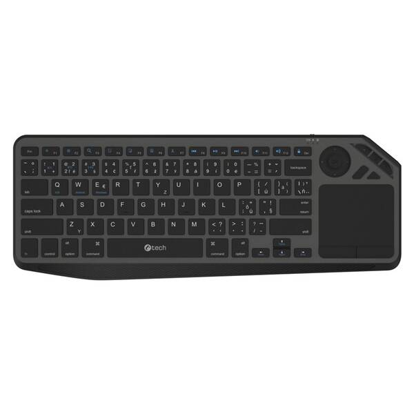 Klávesnice C-Tech Dual mode, touchpad černá

