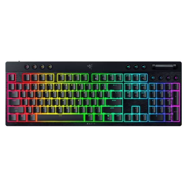 Klávesnice Razer BlackWidow V4 Low-profile HyperSpeed (Yellow Switch), US layout černá

